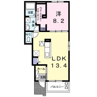 ネオ・ファミール【1階】の間取り
