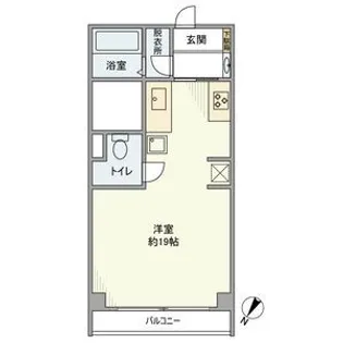 横浜根岸ダイヤモンドマンション【8階】の間取り