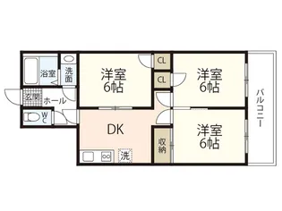 ウィンディア観音【5階】の間取り