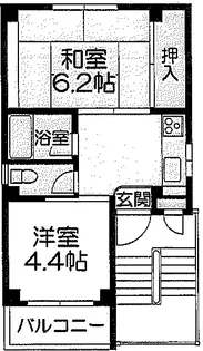 田中ビル【3階】の間取り