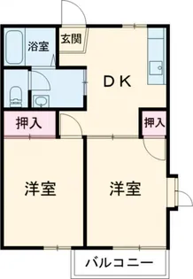 シャルムB【1階】の間取り