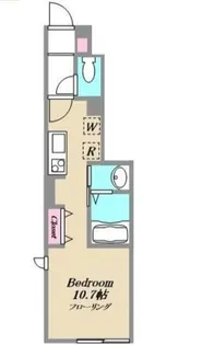 グルークヴィル【1階】の間取り