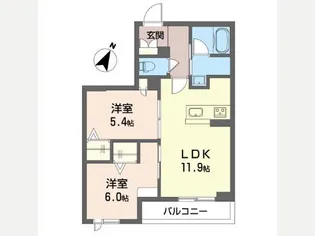 サクラプラス【3階】の間取り