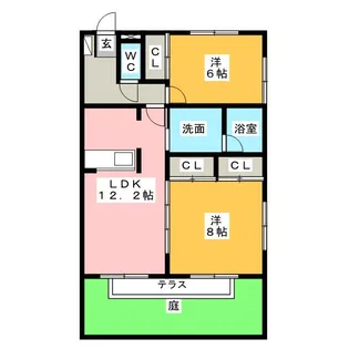 TKフレンディ【1階】の間取り