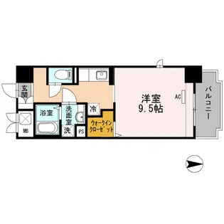 アヤコート【2階】の間取り