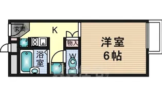 レオパレス春日【2階】の間取り
