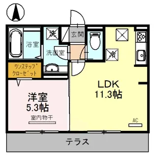 サニーソレイユ【3階】の間取り