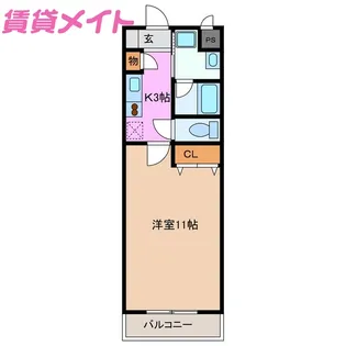 セレッソIKUWA【3階】の間取り