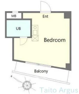 アサヒパレス早稲田【7階】の間取り