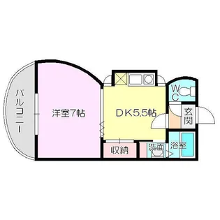 カサ・デル・ドイ【6階】の間取り