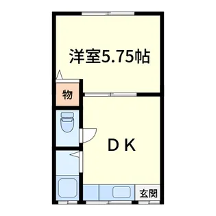 稲荷の森ハイツ【1階】の間取り