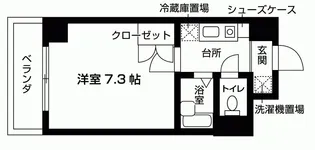 ジュネス三京【2階】の間取り