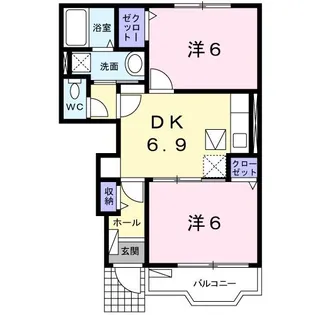 ローレルハウス【1階】の間取り