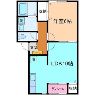 オーチャードヒル【2階】の間取り