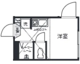 カーサローズ【1階】の間取り
