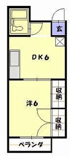 ファミール宮崎【4階】の間取り