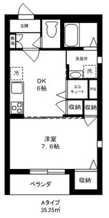 ローリエ国分寺【2階】の間取り