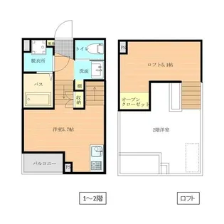 エーワンKUHONJI【2階】の間取り