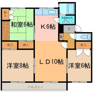 なかむらマンション【2階】の間取り