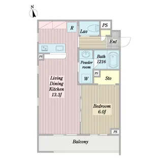 プリムヴェール【2階】の間取り