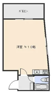 福田城東マンション【3階】の間取り