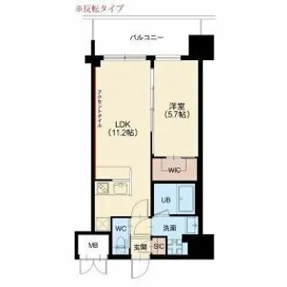 グランカーサ新大阪SOUTH【4階】の間取り