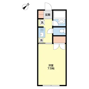αNEXT船堀第2一番館【1階】の間取り