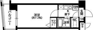 奈良屋グロリアス【2階】の間取り