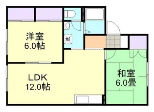 ドミール山本 B棟【1階】の間取り