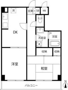 DeLCCS山吹神楽坂【9階】の間取り