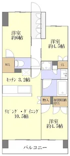 プレミスト大津京【13階】の間取り