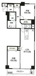 三田上板橋ガーデン【3階】の間取り