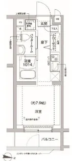 RELUXIA方南町II【1階】の間取り