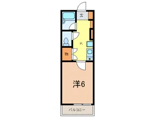 香櫨園桜ハイツ【2階】の間取り