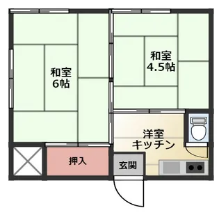 清和荘【1階】の間取り