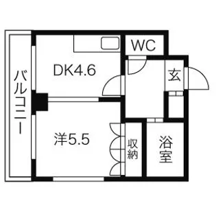 プレサント北35条【7階】の間取り