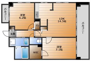 ラフィネ愛子【3階】の間取り