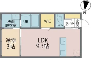 PARABOLICA【1階】の間取り