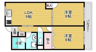 グリーンノース【4階】の間取り