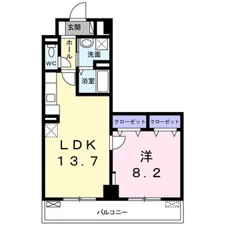サンフィールド III【4階】の間取り