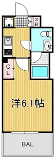 KDXレジデンス中延【3階】の間取り