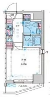ジェノヴィア蒲田スカイガーデン【5階】の間取り