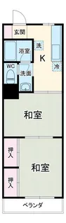 ながくら荘【2階】の間取り