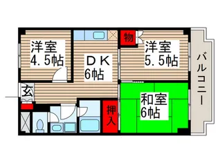 ドエル永島【4階】の間取り