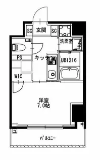 市ヶ谷仲之町ヒルズ クレスト North棟【2階】の間取り