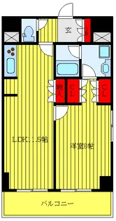 パークアクシス板橋本町弐番館【11階】の間取り