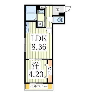 RIZE柏たなかI【3階】の間取り