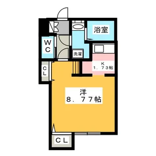 Branche吹上South【1階】の間取り