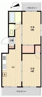 ニュー富岡ドミール【1階】の間取り