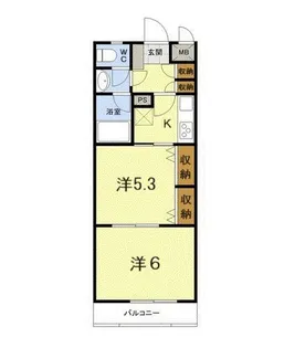 クレシア東戸塚【1階】の間取り